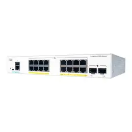 Cisco Catalyst 1000-16P-2G-L - Commutateur - Géré - 16 x 10 - 100 - 1000 (PoE+) + 2 x Gigabit SFP (l... (C1000-16P-2G-L)_1
